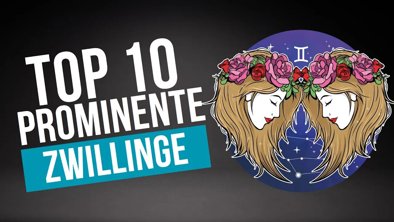 ♊️Die Gemini Chroniken: 10 faszinierende Ikonen 🌟 #zwillinge #prominente #astrologie