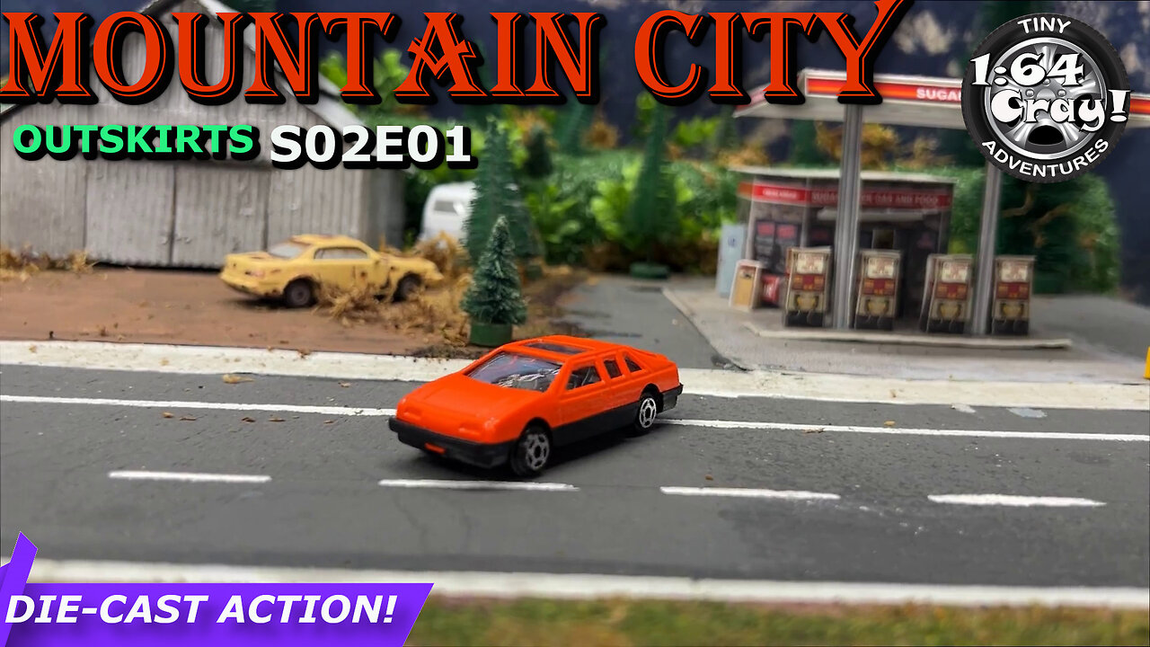 Moutain City Outskirts - S02E01- matchbox hotwheels maisto adventureforce minigt corvette