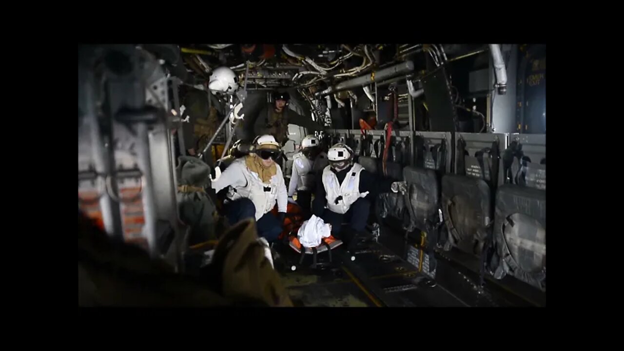 MV-22B Osprey Flight Operations Aboard USNS Mercy (T-AH 19) During MERCEX 22-1