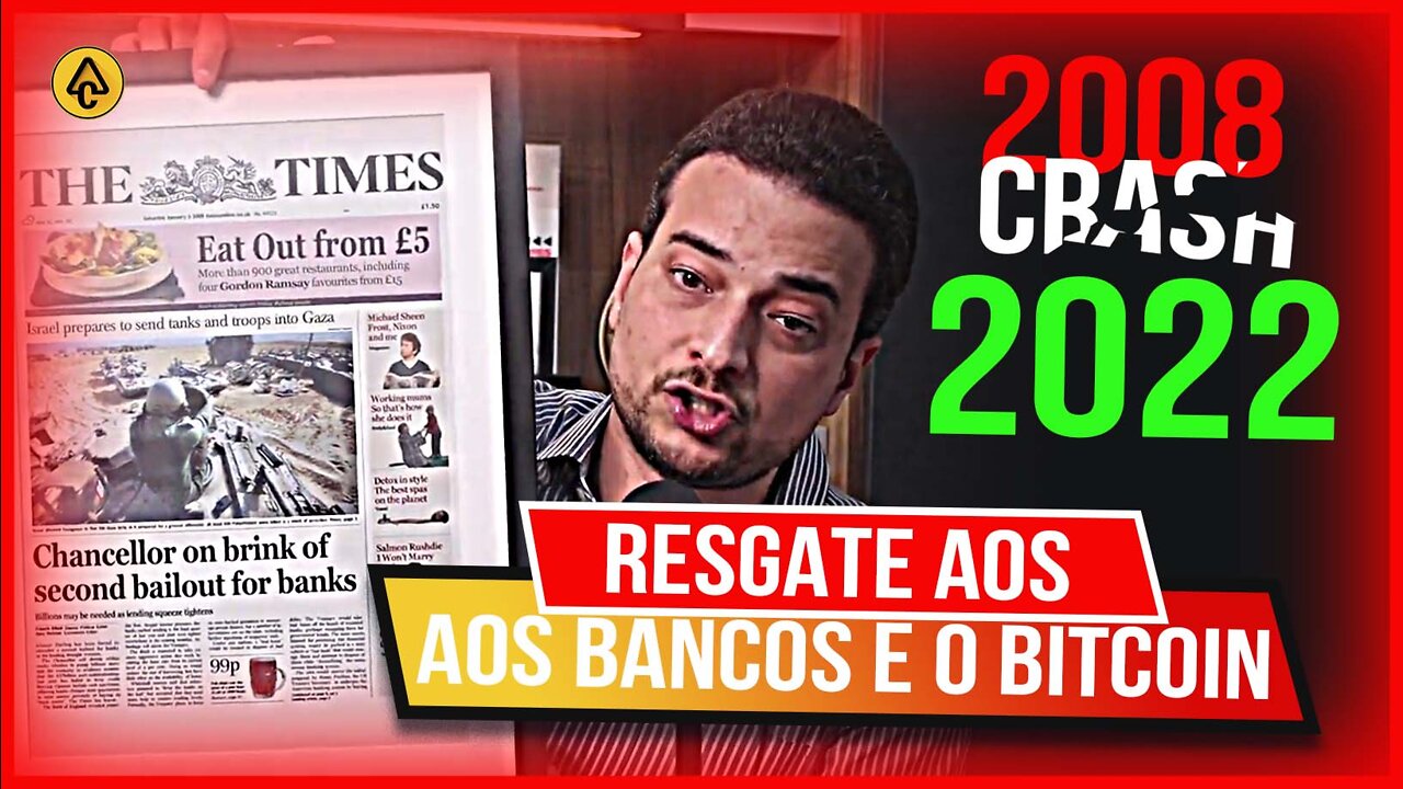 CORTE | CRISE DE 2008 DO RESGATE AOS BANCOS À CRIAÇÃO DO BITCOIN - CRIPTOMANÍACOS