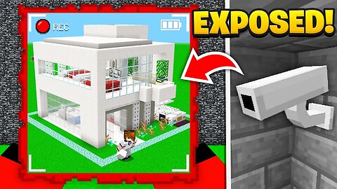 I Secretly Installed SECURITY Cameras, & Exposed Him.. (Minecraft)