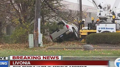 People hurt in Livonia accident