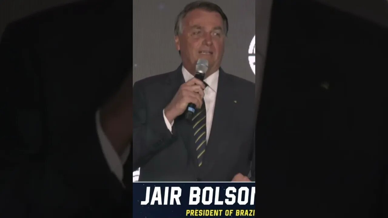 President Jair Bolsonaro of Brazil Says "God, Family & Freedom Above All"