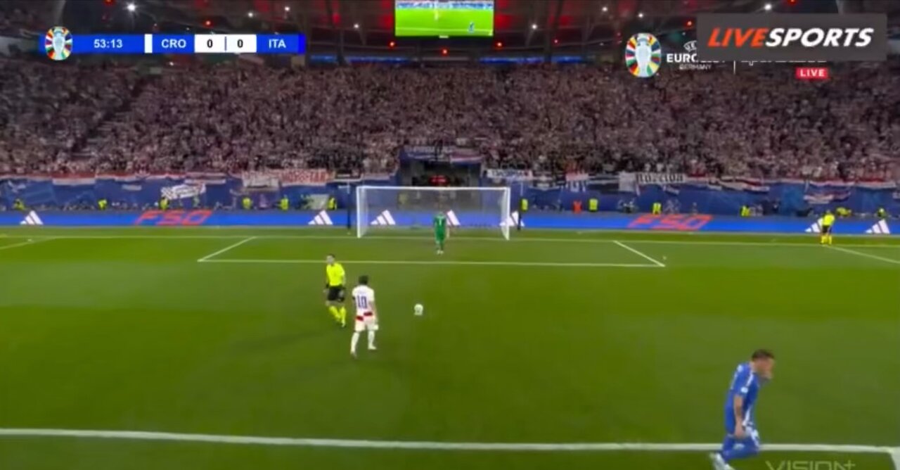 Luka modric scores for Croatia #euro2024