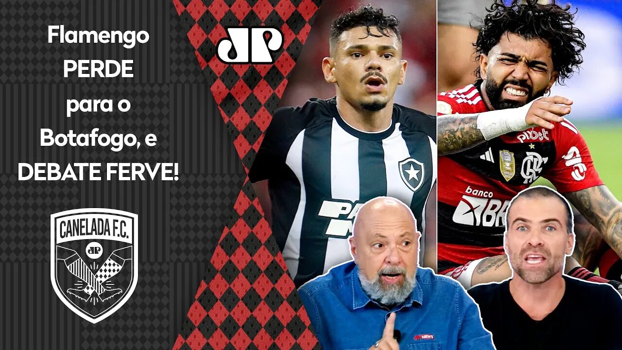 PEGOU FOGO! "MEU DEUS! AÍ NÃO! É UMA SACANAGEM o Flamengo..." 3 a 2 do Botafogo faz DEBATE FERVER!