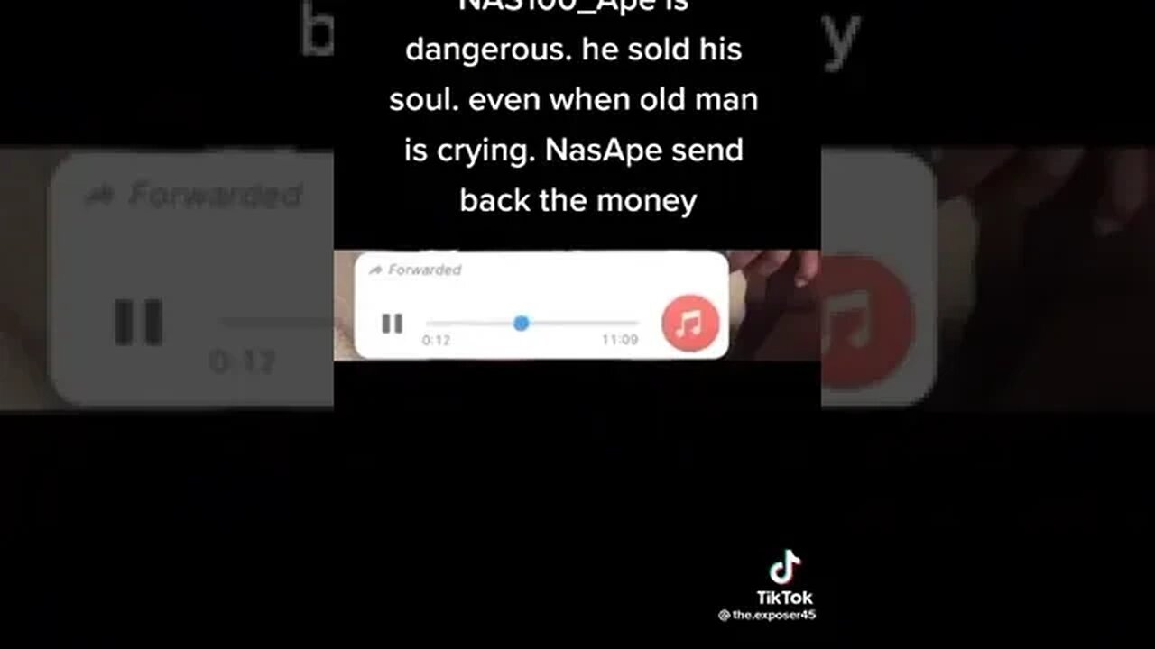 Nas100 ape Scammer making an old man cry shame ape is harmful to the forex industry #forex