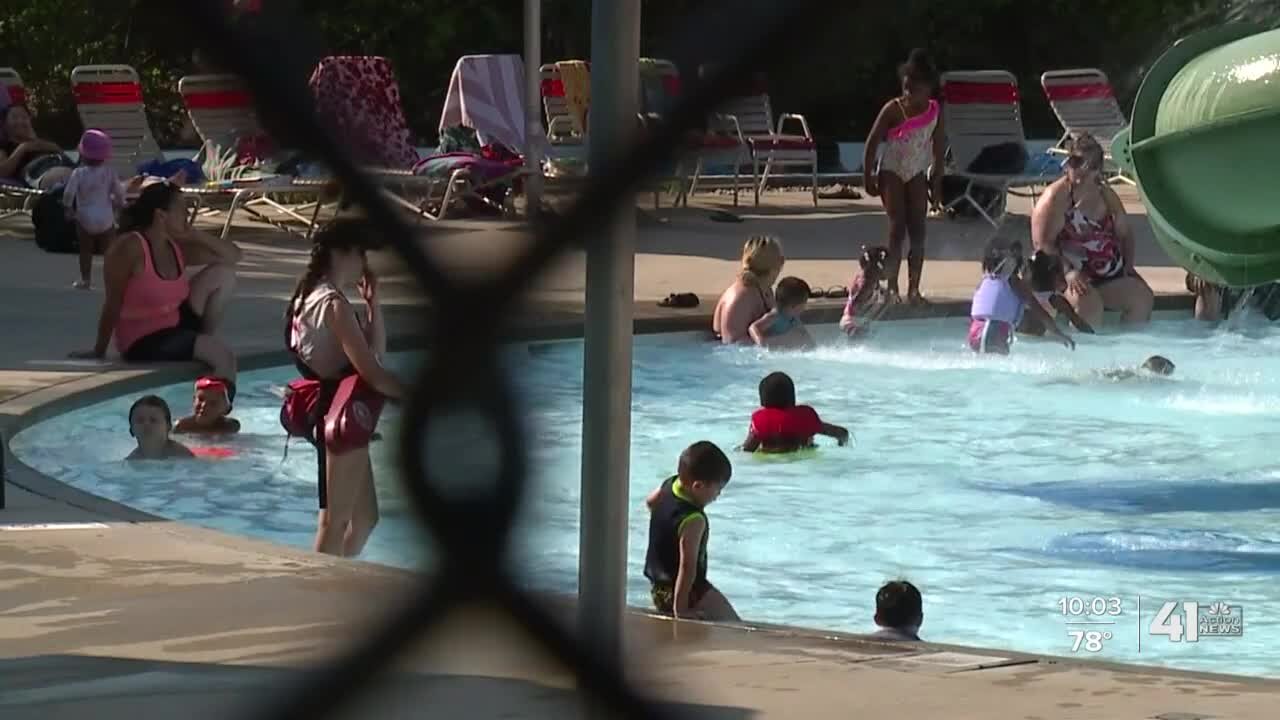 Some KC-area pools face overcrowding as extreme heat hits metro