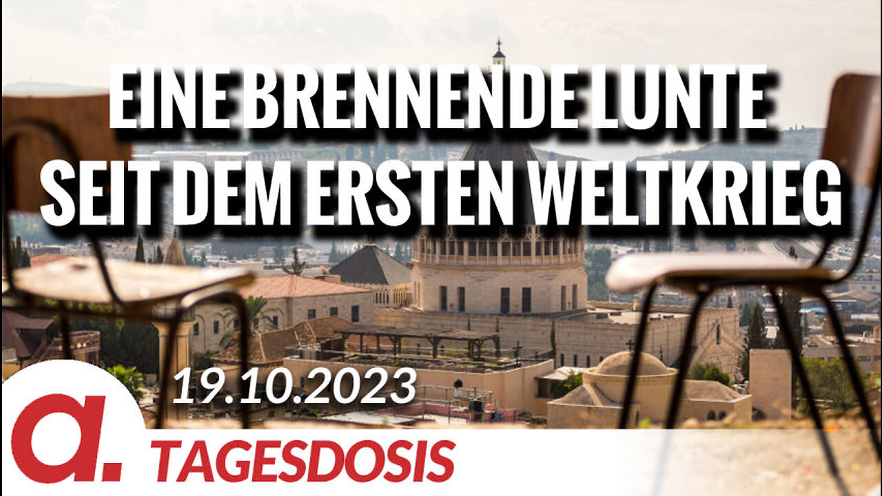 Eine brennende Lunte seit dem Ersten Weltkrieg | Von Wolfgang Effenberger