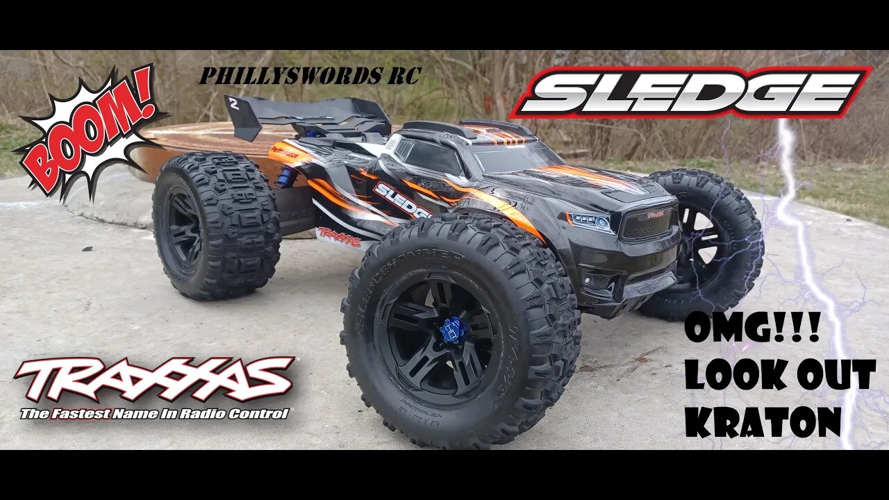 Traxxas Sledge 6S Bashing BEAST WOW