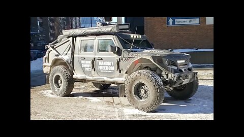 🔴 LIVE IN OTTAWA - RAW FOOTAGE: CANADA TRUCKER FREEDOM CONVOY - DAY 9