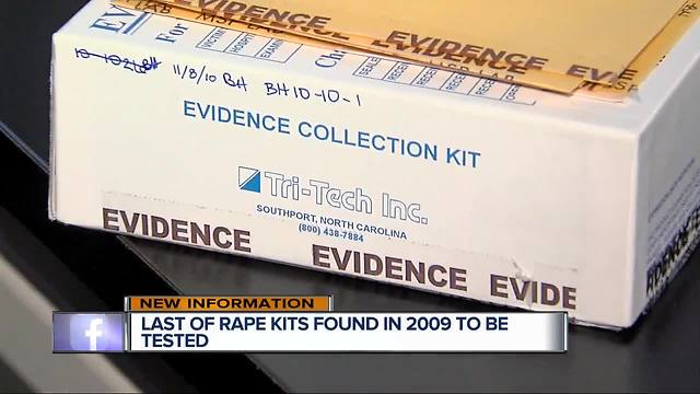 Last of rape kits found in Detroit in 2009 to be tested