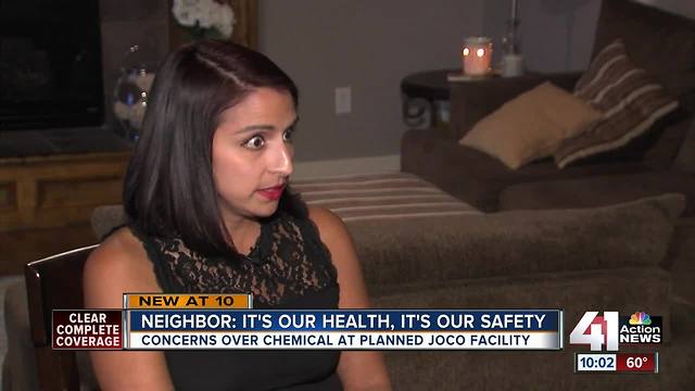 Concerns over chemical planned at JoCo facility