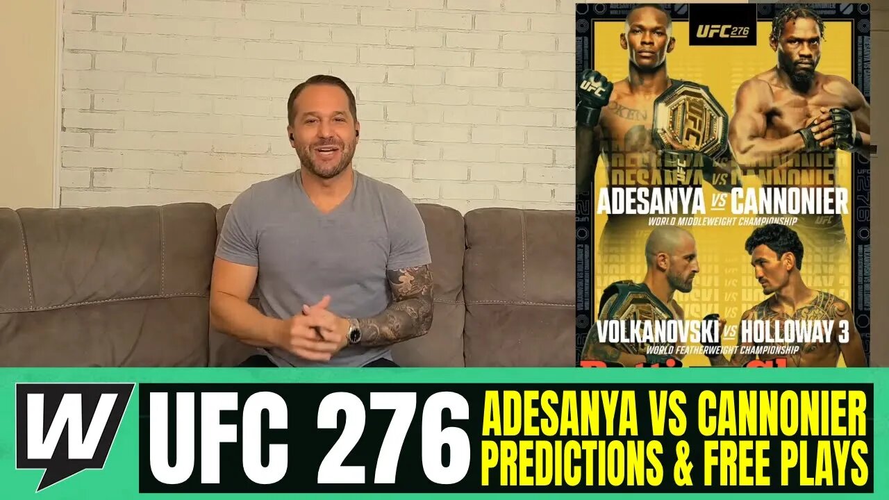 UFC 276 Adesanya vs Cannonier Odds, Picks and Predictions | UFC 276 Picks and Betting Preview