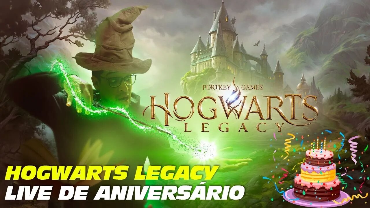 LIVE ESPECIAL DE ANIVERSÁRIO - HOGWARTS LEGACY [PLAYSTATION 5]