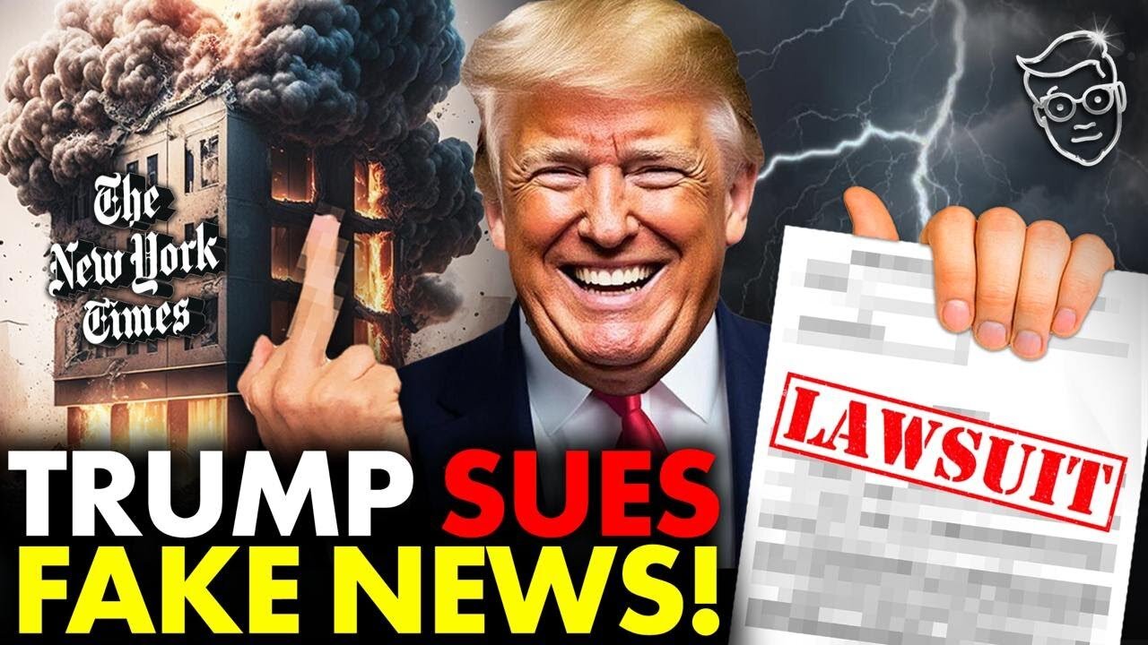 Trump Unleashes $10 BILLION LAWSUIT Against New York Times and CBS Over FAKE NEWS!