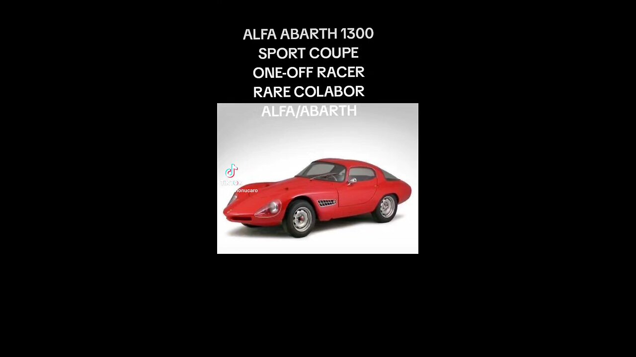 ALFA ROMEO ABARTH 1300 COMPETIZIONE