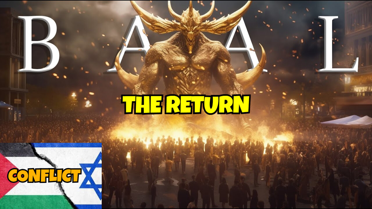 THE CONFLICT ISRAEL WITH PALESTINE IS TO REBUILD A NEW BAAL IT'S ALL SINISTER