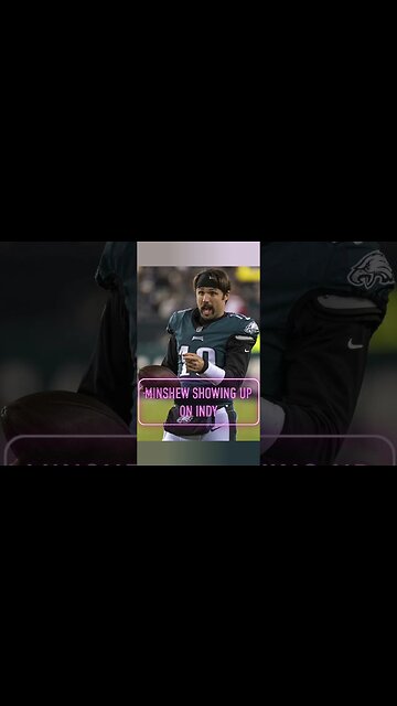 Gardener Minshew showing up in Indy #shorts