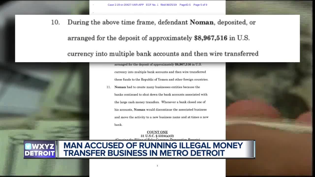 Man accused of running illegal money transfer business