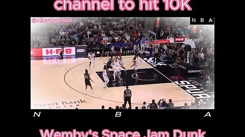 Wemby's Space Jam Dunk #shorts #nbahighlights