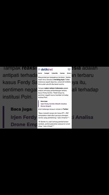 Kenapa Harus Berubah-ubah #ferdysambo #polripresisi #brigadirj