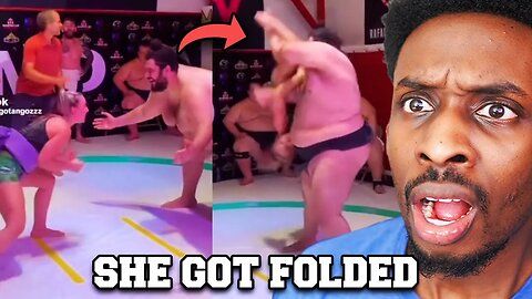 Woman UFC Challenges Sumo Wrestler and he didn’t hold back