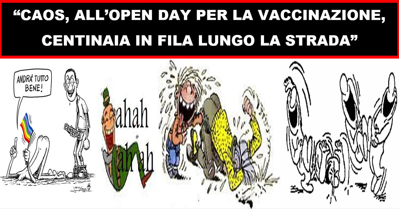 🤣​😂​🤣​ASSALTO ALL'OPEN DAY PER LE VACCINAZIONI🤣​😂​🤣​...