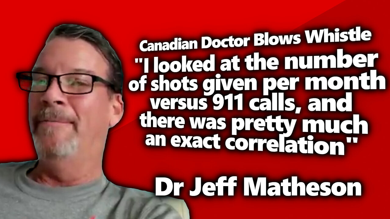 Dr Jeff Matheson Expresses Concerns Of Neurological Effects From C19 Vax, Democide