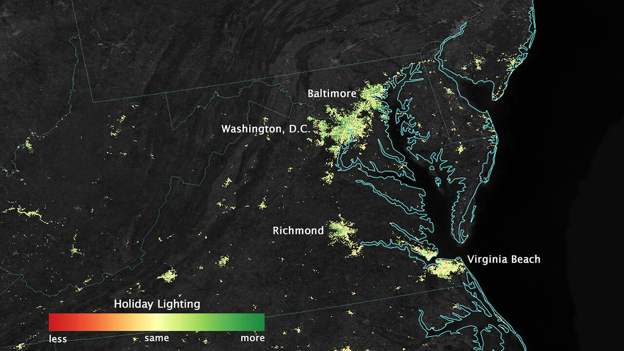 NASA | NASA Sees Holiday Lights from Space