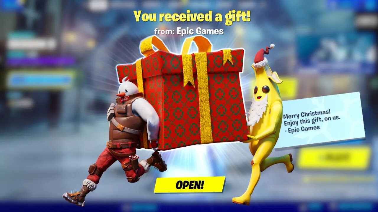 CHRISTMAS GIFTS for EVERYONE! (Fortnite)