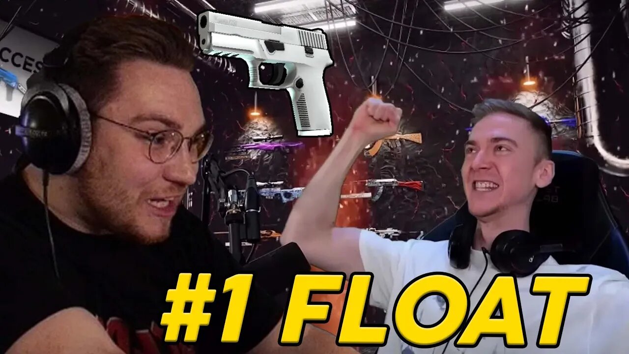 ohnePixel reacts to Sparkles P250 Whiteout #1 Float Attempt!