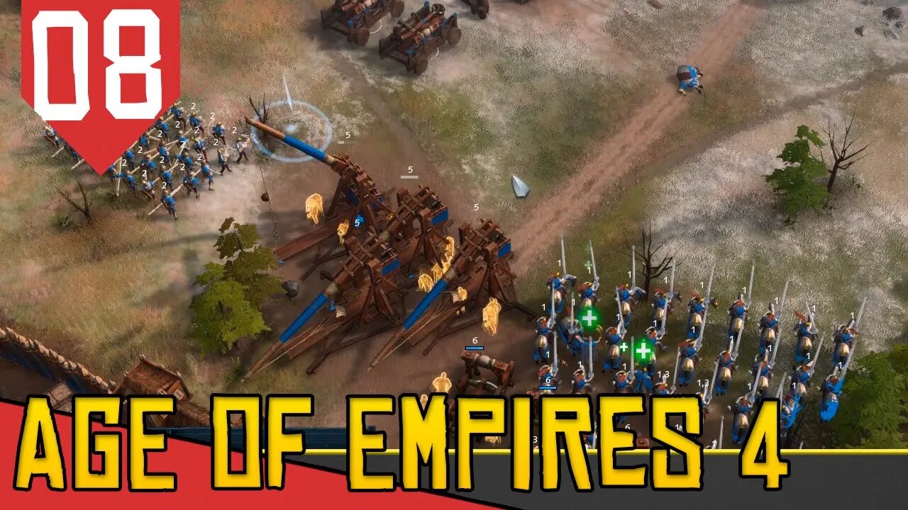 INVADINDO O CASTELO de Rochester com Trabucos! - Age of Empires 4 #08 [Série Gameplay PT-BR]