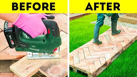 Upcycling Wonder: Decorating Your Backyard with Pallets!