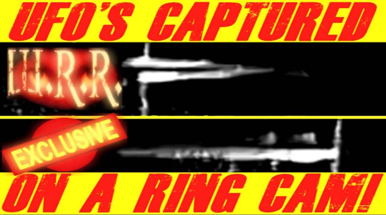 WRR Exclusive - UFO's Captured on a Ring Cam!