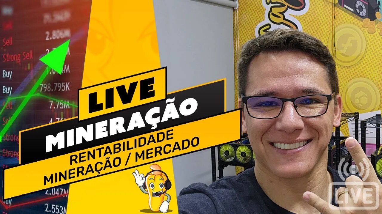 LIVE! BATE PAPO E TIRA DÚVIDAS - RENTABILIDADE / MINERAÇÃO / MERCADO