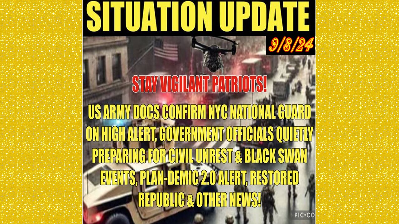 SG Anon. Juan O Savin ~ Situation Update 9/8/24 ~ Restored Republic > Judy Byington- Q+ White Hats