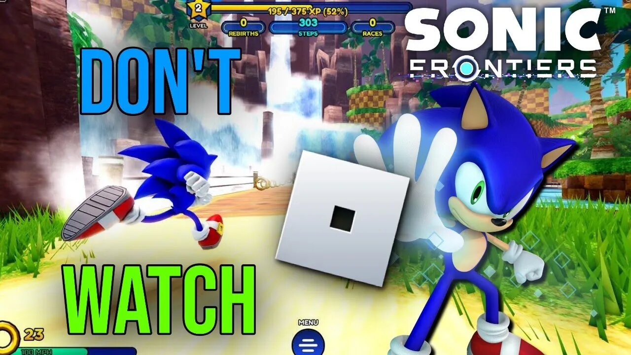 This Sonic Frontiers Roblox Game Is Unplayable....