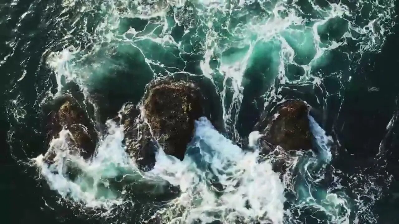 Relaxing Wave Sounds - 1 Hour - Sleep, Study and Relax