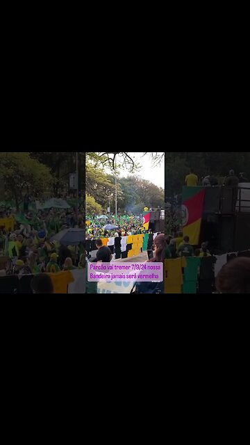 🫵 Parcão vai tremer dia 7 de setembro de 2023. 🫡🇧🇷 A nossa Bandeira jamais será vermelha! 💪