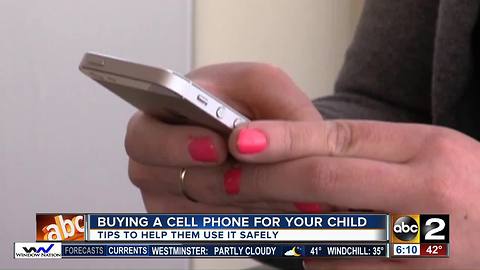 How to give your child a cellphone