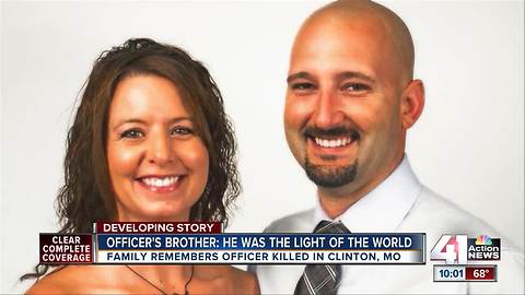 Family says fallen Clinton officer was always a hero