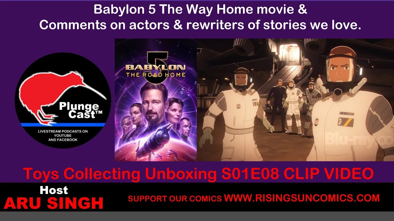 PlungeCast™ S02E08 Babylon 5 The Way Home movie & Comments on actors & rewriters of stories we love.