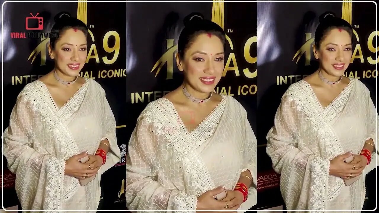 Anupama Serial Fame Rupali Ganguly Arrives at International Iconic Awards 2023