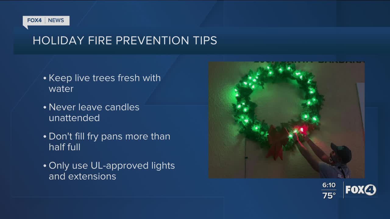 Holiday fire prevention