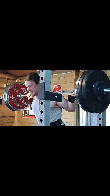 3x3 145 Kgs Pin Squat Back-offs. Last Set