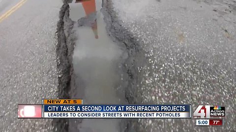 After winter of potholes, KCMO takes a second look at road resurfacing projects