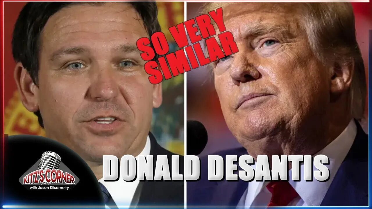 Foes Trump & DeSantis are laughably similar 😆