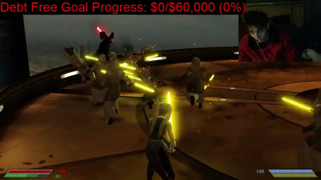 Jedi Temple Guards VS Darth Vader In A Battle With Commentary In Star Wars Jedi Knight Jedi Academy