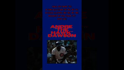 Hall of Famer Andre "The Hawk" Dawson destroys a baseball