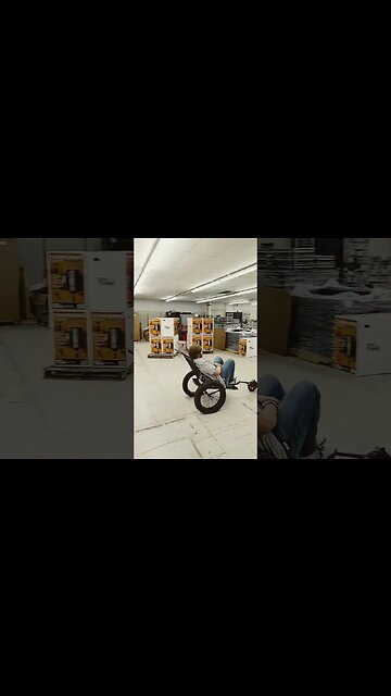 Back of a gun store. No, really, every day.